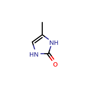 Chemical structure of 4-Methyl-1H-imidazol-2(3H)-one , CAS 1192-34-3, AChemBlock W163769