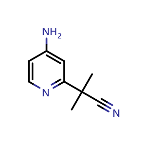 2-(4-Aminopyridin-2-yl)-2-methylpropanenitrile