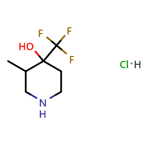 3-Methyl-4-(trifluoromethyl)piperidin-4-ol hydrochloride