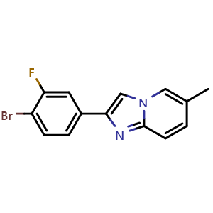 2-(4-Bromo-3-fluorophenyl)-6-methylimidazo[1,2-a]pyridine