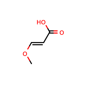 Chemical structure of (E)-3-Methoxyacrylic acid , CAS 6214-29-5, AChemBlock W164027