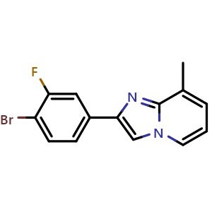2-(4-Bromo-3-fluorophenyl)-8-methylimidazo[1,2-a]pyridine