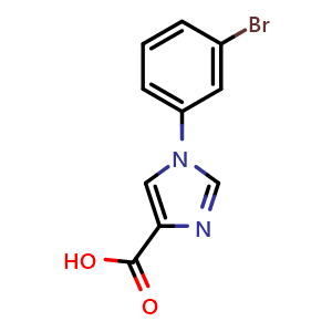 1-(3-Bromophenyl)-1H-imidazole-4-carboxylic acid