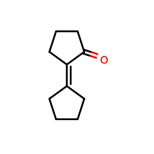 Chemical structure of [1,1'-Bi(cyclopentylidene)]-2-one , CAS 825-25-2, AChemBlock W164078