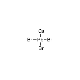 Chemical structure of Cesium Lead Tribromide , CAS 15243-48-8, AChemBlock W164166