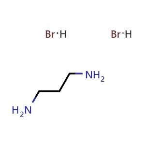 Chemical structure of 1,3-Diaminopropane Dihydrobromide , CAS 18773-03-0, AChemBlock W164167