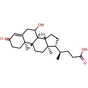 3-Oxo-7-hydroxychol-4-enoic acid