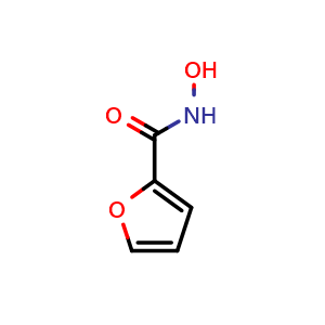Chemical structure of 2-Furohydroxamic acid , CAS 17698-14-5, AChemBlock W164247