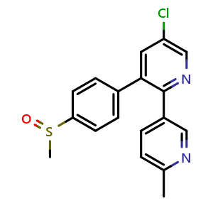 5-Chloro-6'-methyl-3-(4-(methylsulfinyl)phenyl)-2,3'-bipyridine (Etoricoxib Impurity)