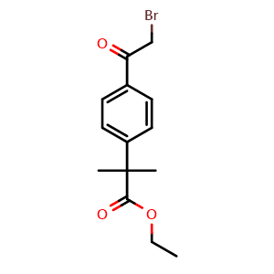 Ethyl 2-(4-(2-bromoacetyl)phenyl)-2-methylpropanoate