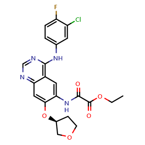 (S)-Ethyl 2-((4-((3-chloro-4-fluorophenyl)amino)-7-((tetrahydrofuran-3-yl)oxy)quinazolin-6-yl)amino)-2-oxoacetate (Afatinib Impurity)