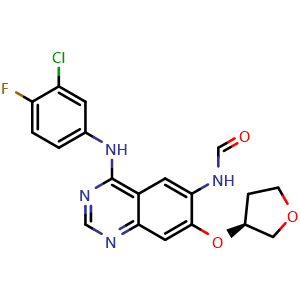 (S)-N-(4-((3-Chloro-4-fluorophenyl)amino)-7-((tetrahydrofuran-3-yl)oxy)quinazolin-6-yl)formamide (Afatinib Impurity)