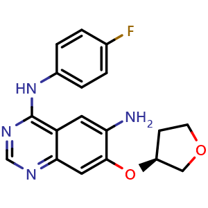 (S)-N4-(4-Fluorophenyl)-7-((tetrahydrofuran-3-yl)oxy)quinazoline-4,6-diamine (Afatinib Impurity)