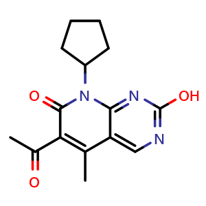6-Acetyl-8-cyclopentyl-2-hydroxy-5-methylpyrido[2,3-d]pyrimidin-7(8H)-one (Palbociclib Impurity)