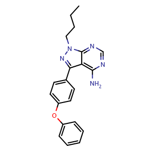 1-Butyl-3-(4-phenoxyphenyl)-1H-pyrazolo[3,4-d]pyrimidin-4-amine (Ibrutinib Impurity)
