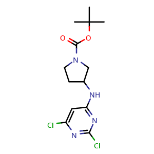 tert-Butyl 3-((2,6-dichloropyrimidin-4-yl)amino)pyrrolidine-1-carboxylate