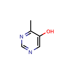 Chemical structure of 4-Methylpyrimidin-5-ol , CAS 101257-87-8, AChemBlock W164448