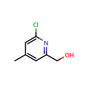 Chemical structure of (6-Chloro-4-methylpyridin-2-yl)methanol , CAS 1227601-23-1, AChemBlock W164487