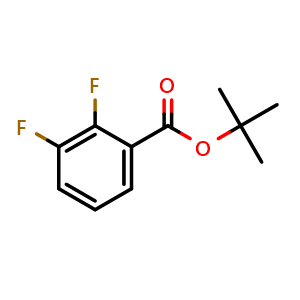 Chemical structure of Tert-butyl 2,3-difluorobenzoate , CAS 1339524-27-4, AChemBlock W164560
