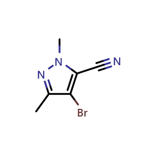 4-Bromo-1,3-dimethyl-1H-pyrazole-5-carbonitrile