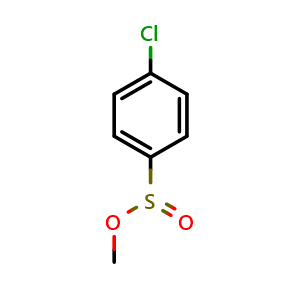 Chemical structure of Methyl 4-chlorobenzenesulfinate , CAS 26760-21-4, AChemBlock W164638