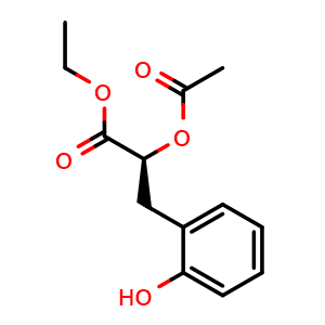 ethyl (2S)-2-acetoxy-3-(2-hydroxyphenyl)propanoate