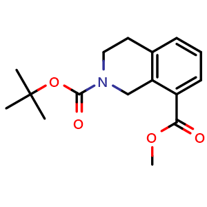 O2-tert-butyl O8-methyl 3,4-dihydro-1H-isoquinoline-2,8-dicarboxylate