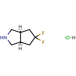 cis-5,5-difluoro-2,3,3a,4,6,6a-hexahydro-1H-cyclopenta[c]pyrrole hydrochloride