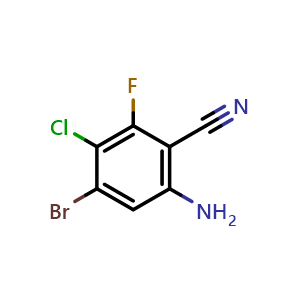 6-amino-4-bromo-3-chloro-2-fluoro-benzonitrile