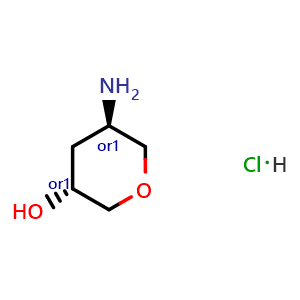 trans-5-aminotetrahydropyran-3-ol;hydrochloride