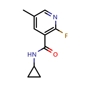N-cyclopropyl-2-fluoro-5-methylnicotinamide