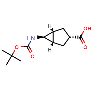 rel-(1R,3s,5S,6r)-6-(tert-butoxycarbonylamino)bicyclo[3 1 0]hexane-3-carboxylic acid
