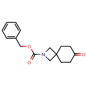 Chemical structure of benzyl 7-oxo-2-azaspiro[3 5]nonane-2-carboxylate , CAS 2940937-83-5, AChemBlock W165022