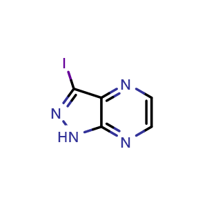 3-iodo-1H-pyrazolo[3,4-b]pyrazine
