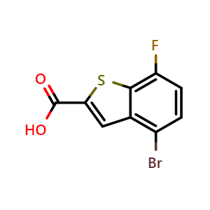 4-bromo-7-fluoro-benzothiophene-2-carboxylic acid