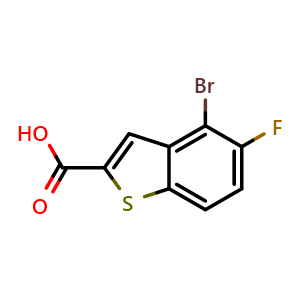 4-bromo-5-fluoro-benzothiophene-2-carboxylic acid