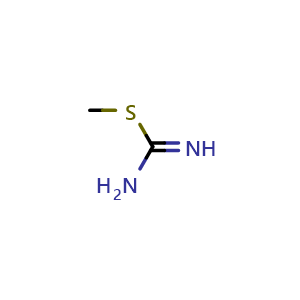 Chemical structure of 2-methylisothiourea , CAS 2986-19-8, AChemBlock W165084