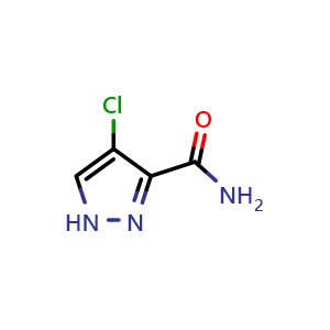 4-chloro-1H-pyrazole-3-carboxamide