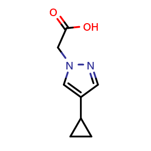 2-(4-cyclopropyl-1H-pyrazol-1-yl)acetic acid