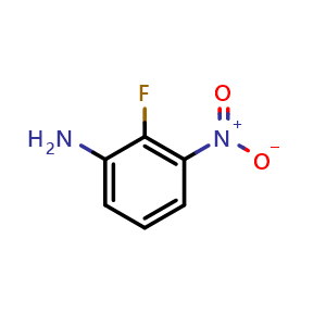 Chemical structure of 2-fluoro-3-nitroaniline , CAS 21397-11-5, AChemBlock W165199