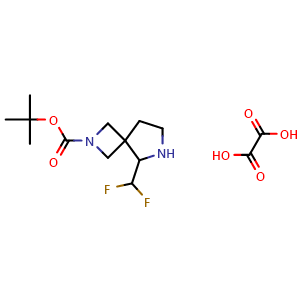 tert-butyl 5-(difluoromethyl)-2,6-diazaspiro[3 4]octane-2-carboxylate oxalic acid