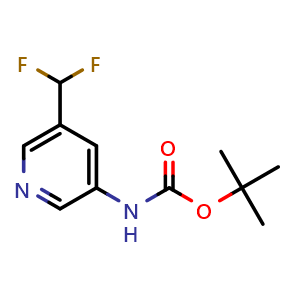 tert-butyl N-[5-(difluoromethyl)-3-pyridyl]carbamate