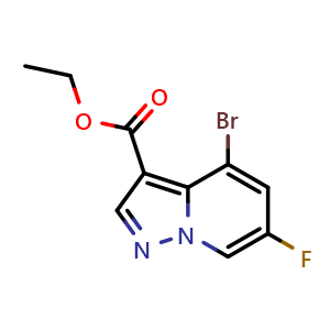 ethyl 4-bromo-6-fluoro-pyrazolo[1,5-a]pyridine-3-carboxylate