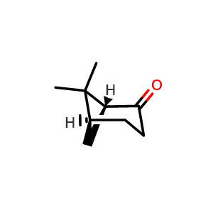 Chemical structure of (1R,5S)-6,6-dimethylnorpinan-2-one , CAS 38651-65-9, AChemBlock W165321