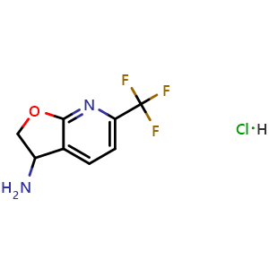 6-(trifluoromethyl)-2,3-dihydrofuro[2,3-b]pyridin-3-amine hydrochloride