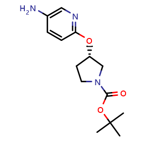 tert-butyl (3S)-3-[(5-amino-2-pyridyl)oxy]pyrrolidine-1-carboxylate