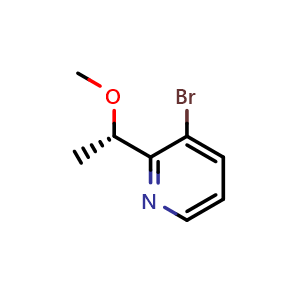 3-bromo-2-[(1S)-1-methoxyethyl]pyridine