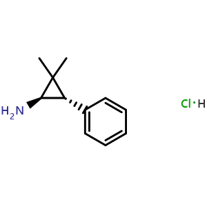 trans-2,2-dimethyl-3-phenyl-cyclopropanamine hydrochloride