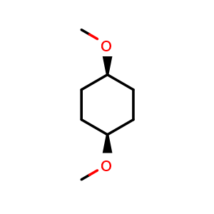 Chemical structure of cis-1,4-dimethoxycyclohexane , CAS 28046-68-6, AChemBlock W165619