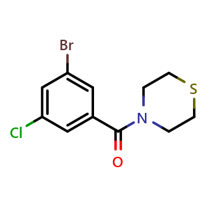 (3-Bromo-5-chlorophenyl)(thiomorpholino)methanone